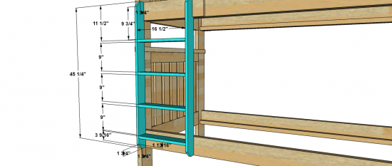 The Design Confidential Free DIY Furniture Plans to Build a Kenwood Bunk Bed